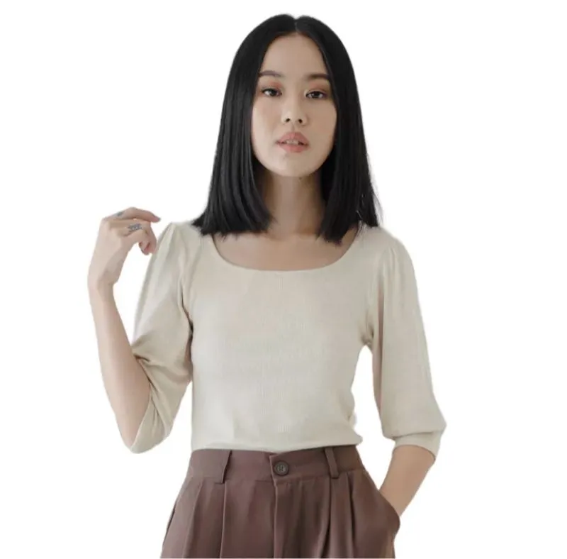 Erato Fedora Knit Top Cream photo 1