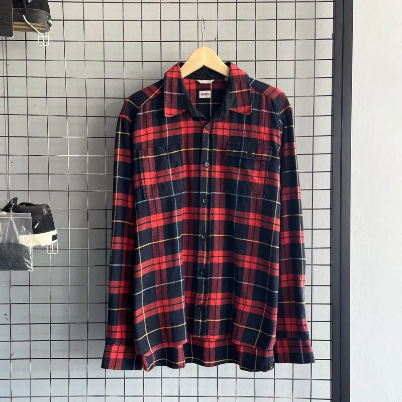 Kenzo Vintage Plaid Flannel Shirt / Kemeja Kenzo Flannel photo 1