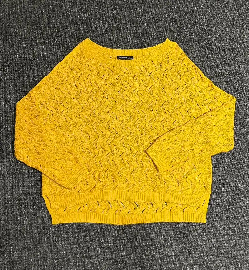 Stradivarius knitted jumper sweater rajut atasan top sweater photo 1