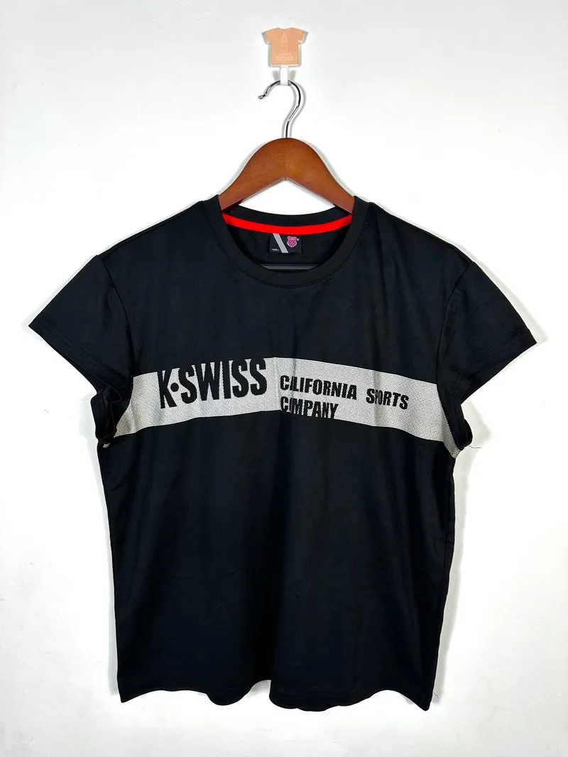 K-Swiss Sportswear Casual Jersey Wanita silver black photo 1