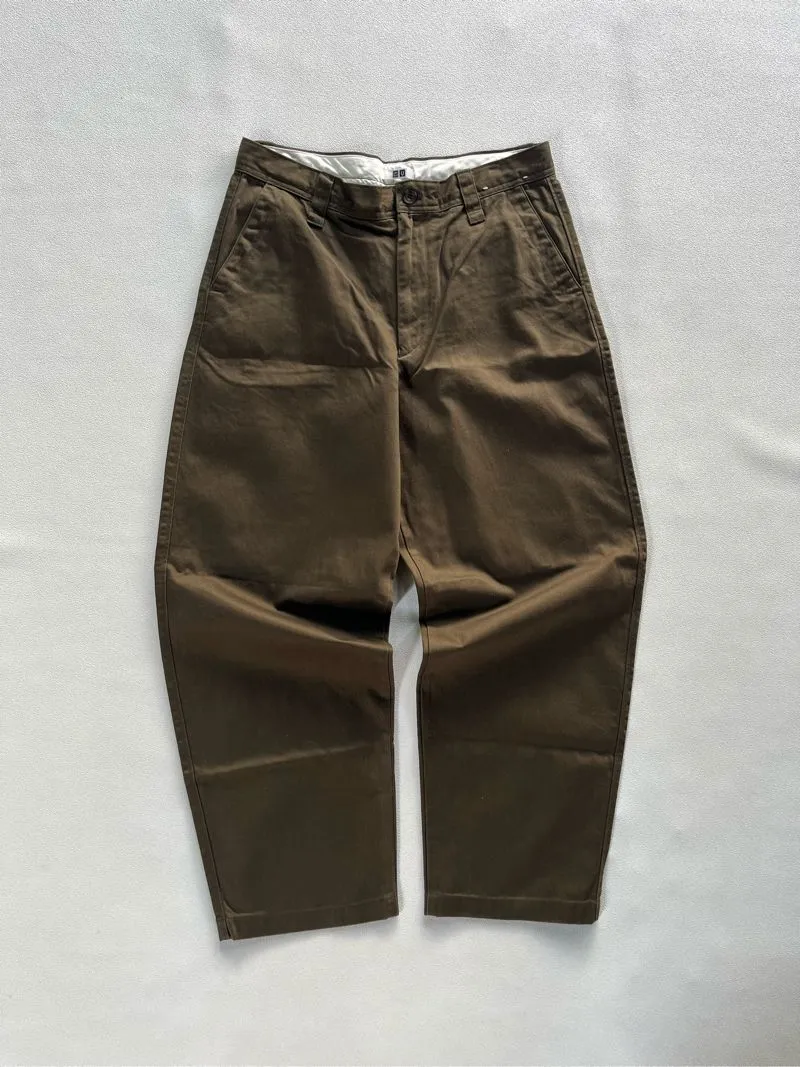 Celana uniqlo U baggy chinos longpant photo 1