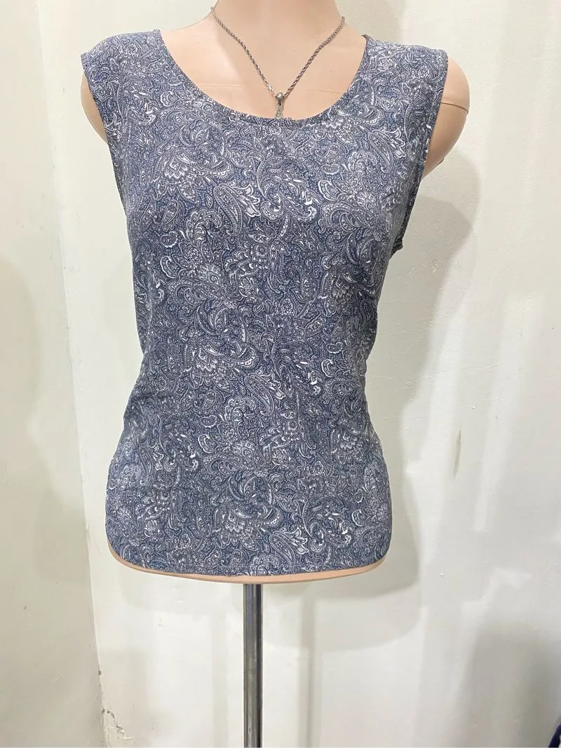 Vtg Vest Paisley Printed 🇫🇷 photo 1