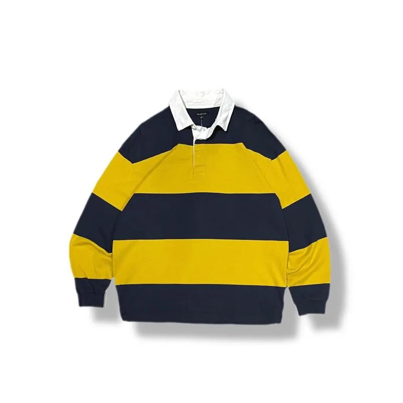 MELANGEE MASTER Korean Heavyweight Rugby Poloshirts L/S photo 1
