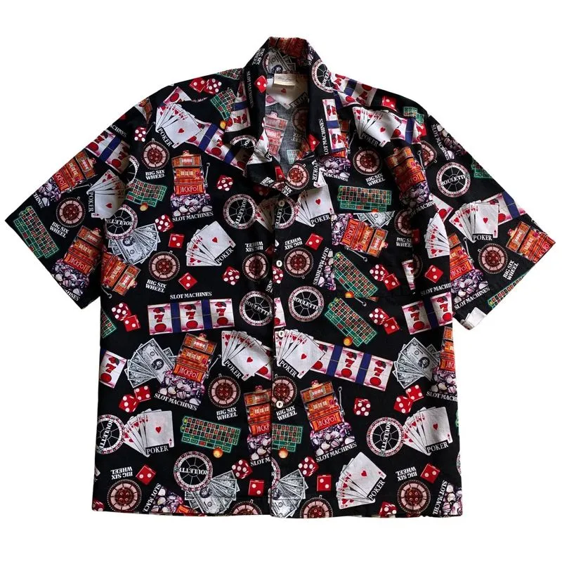 Bee Jays All Over Print Open Collar Aloha Shirt Boxy Fit photo 1