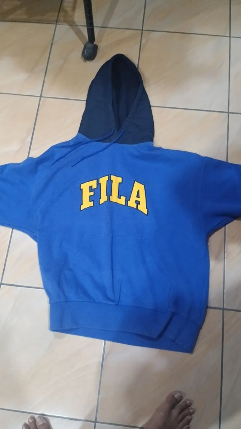 Fila Skater Leather jacket Pria blue photo 1