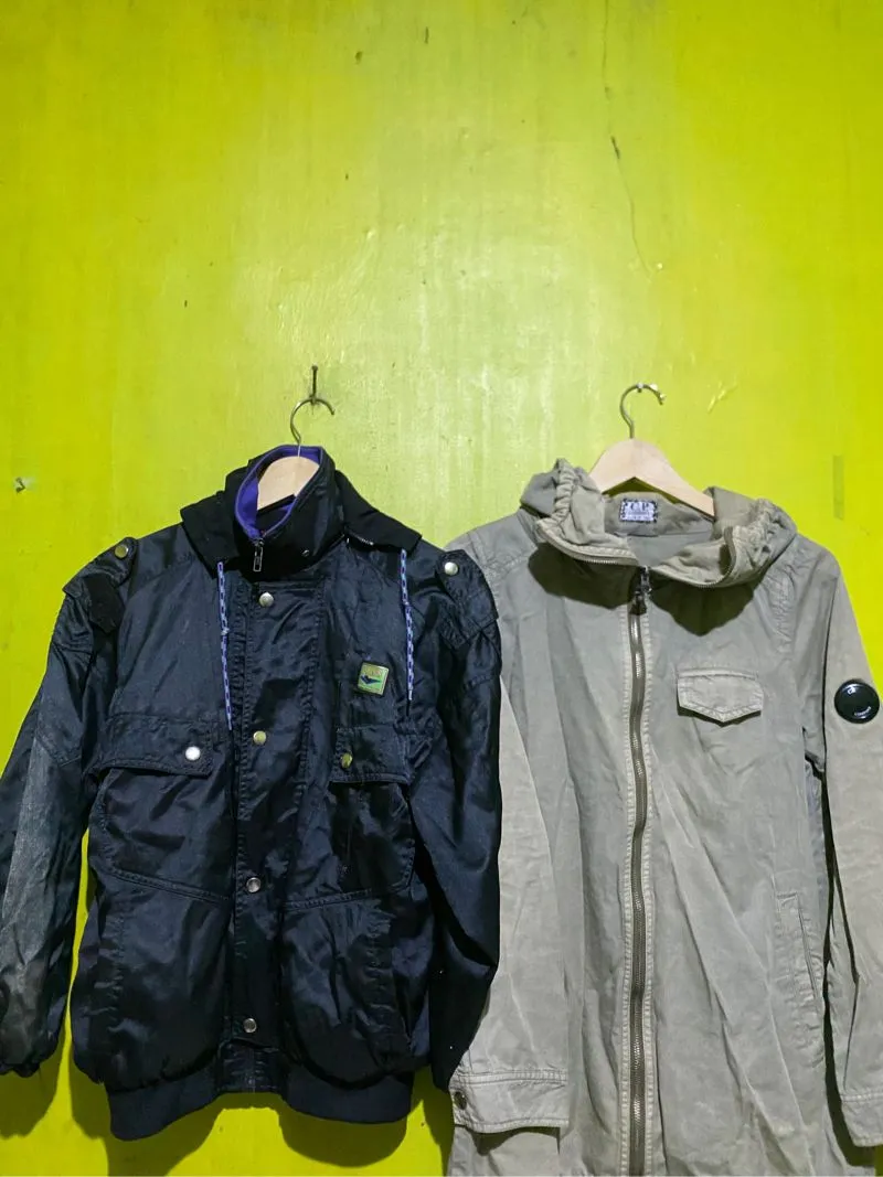 Vintage Racing boxy kupluk bisa lepas pasang warna hitam pem photo 1