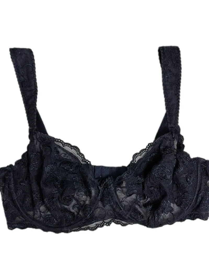 (Beli 1 Gratis 1) Black Lace Bra 12D dan 36/D80 photo 1
