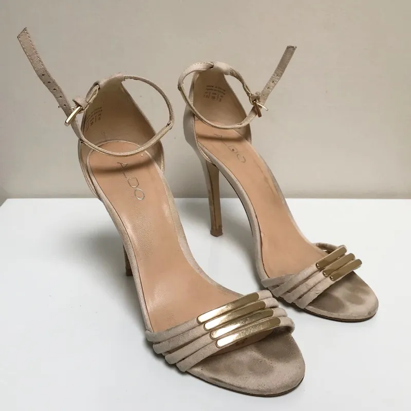 ALDO Luxury Minimalist Heels Wanita khaki cream photo 1