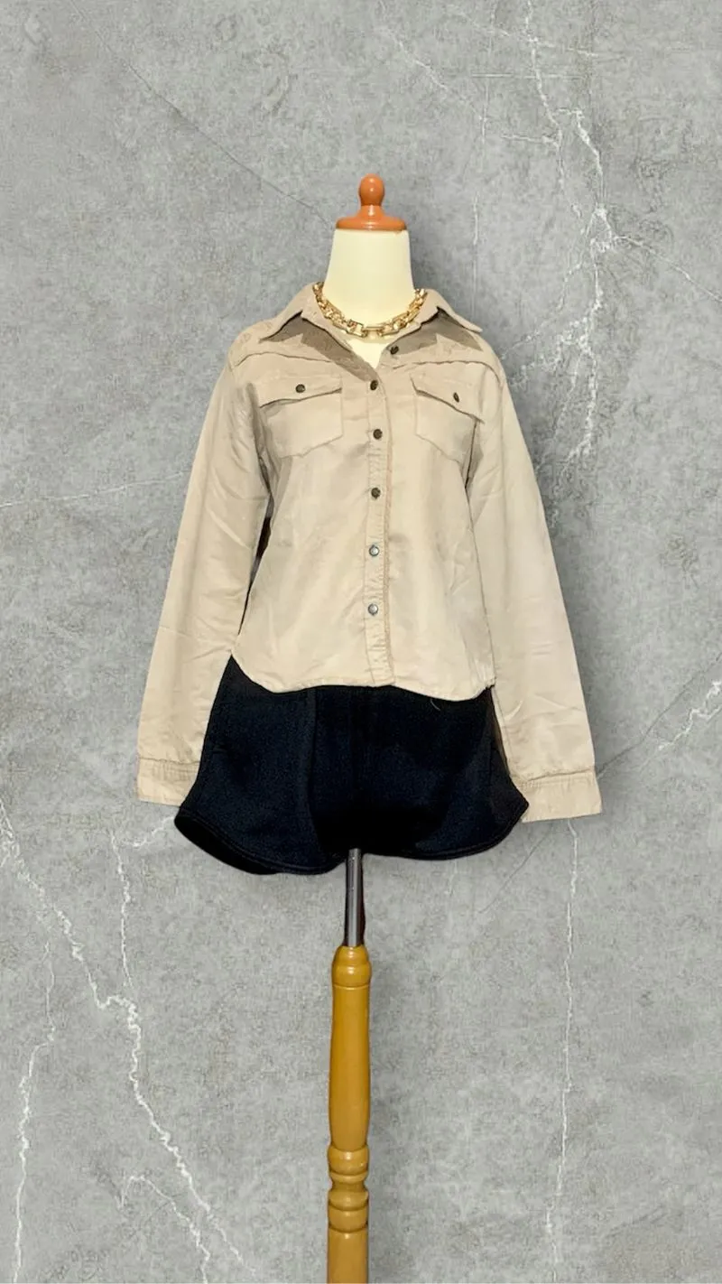 [PRELOVED] BEIGE SHIRT photo 1