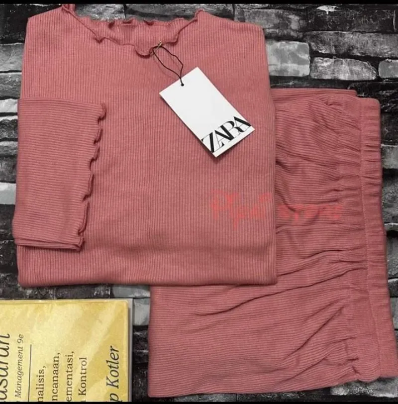 SET KNIT RIB PREMIUM/SETELAN WANITA KNIT/SETCEL WANITA/Lore photo 1