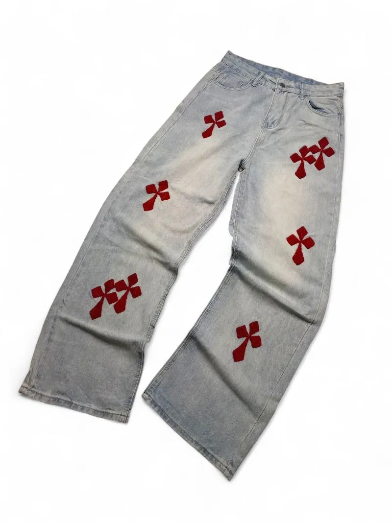 Baggy Jeans Motif Bordir photo 1