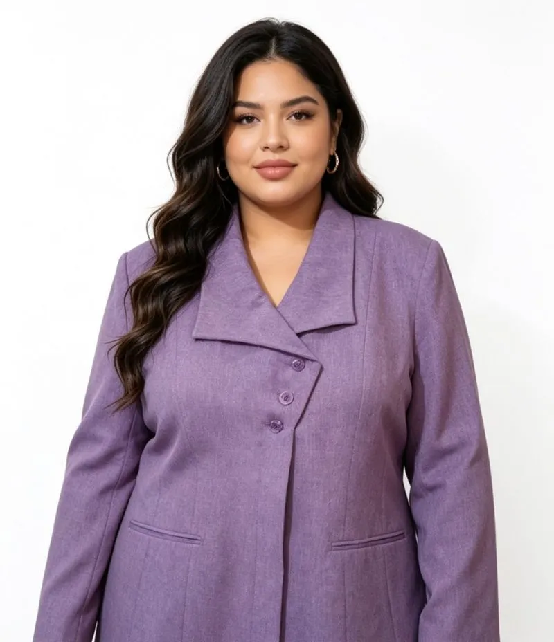 Luxury Blazer Wanita purple photo 1