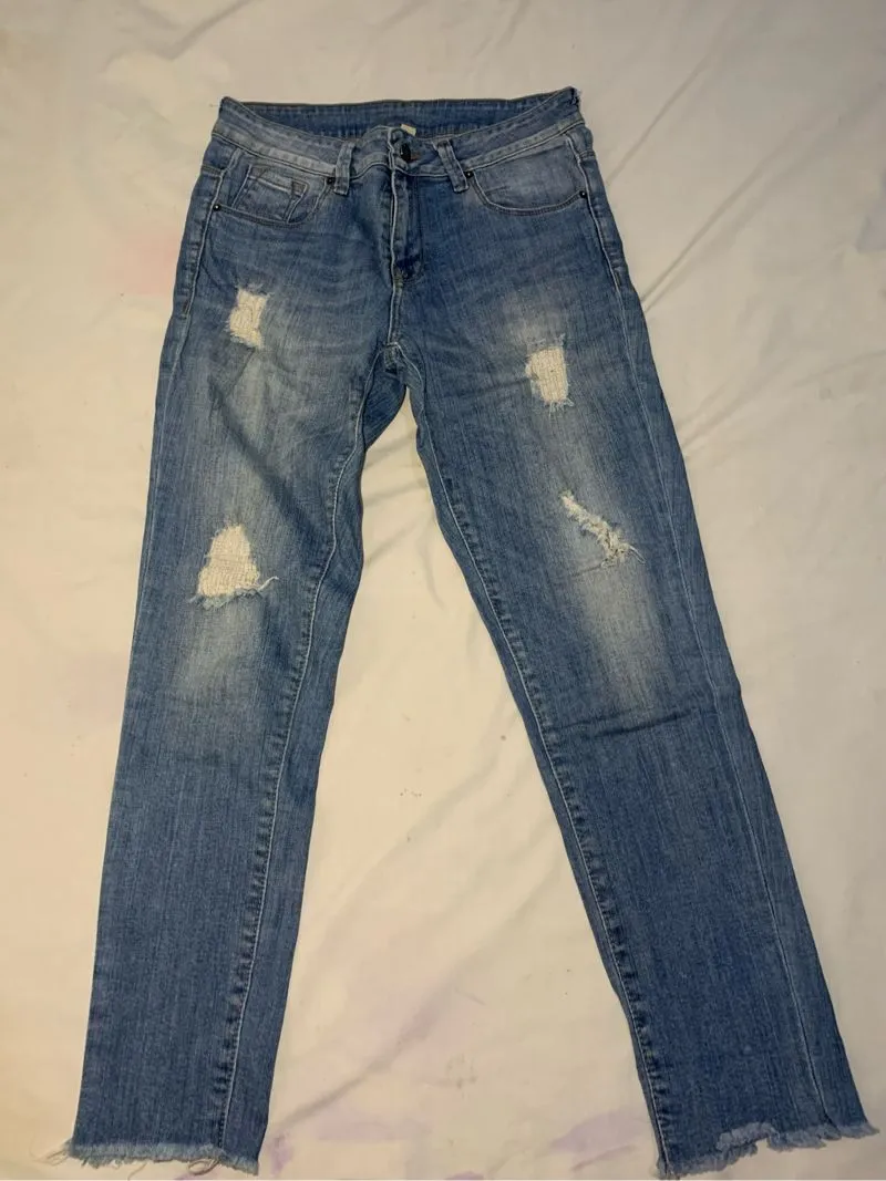 Ripped Denim Blue photo 1