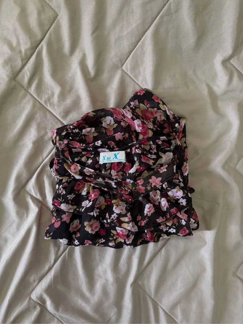 ㅤ♡ floral top ㅤ♡ photo 1