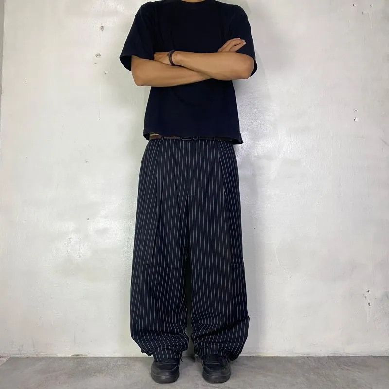 bonmax stripe pants baggy fit  photo 1