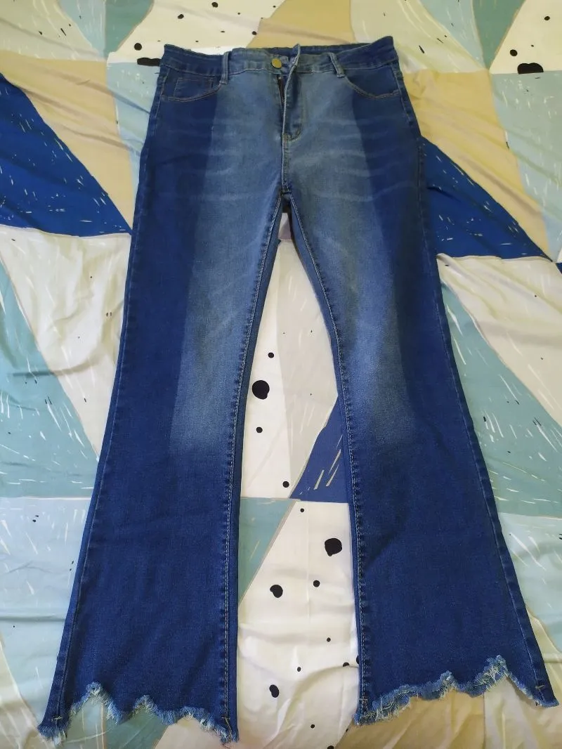 Jeans unfinished cutbray photo 1