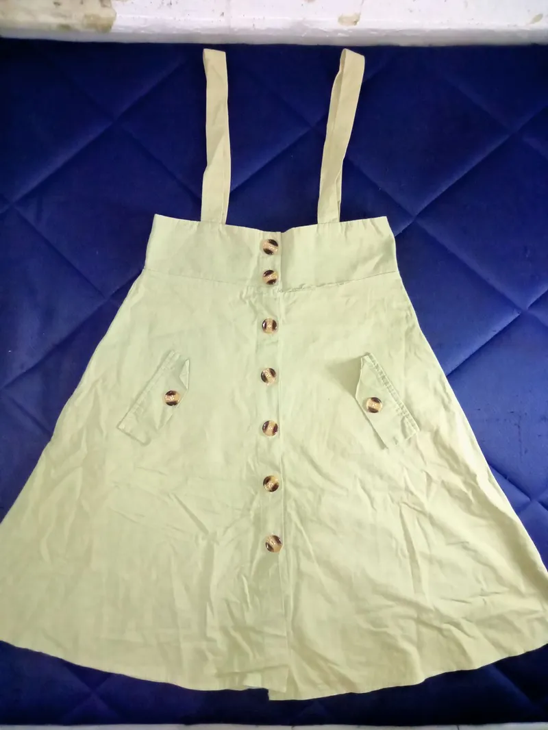 Minimalist Skirt Wanita green photo 1