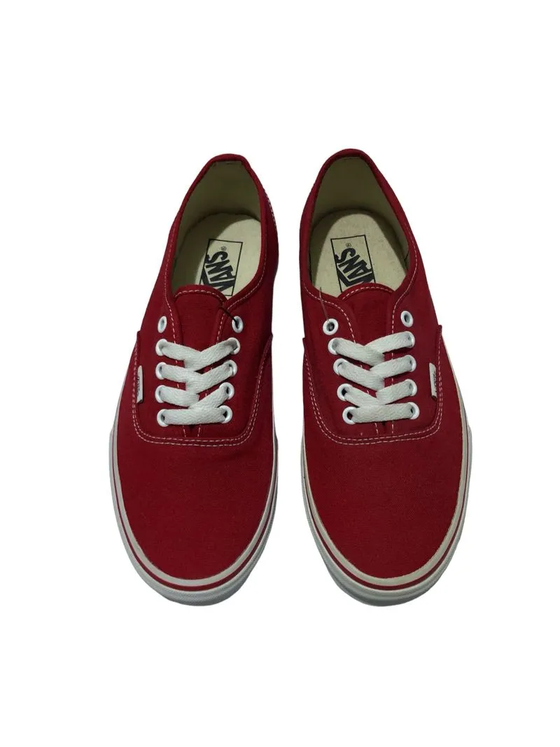 Vans authentic red sneakers photo 1
