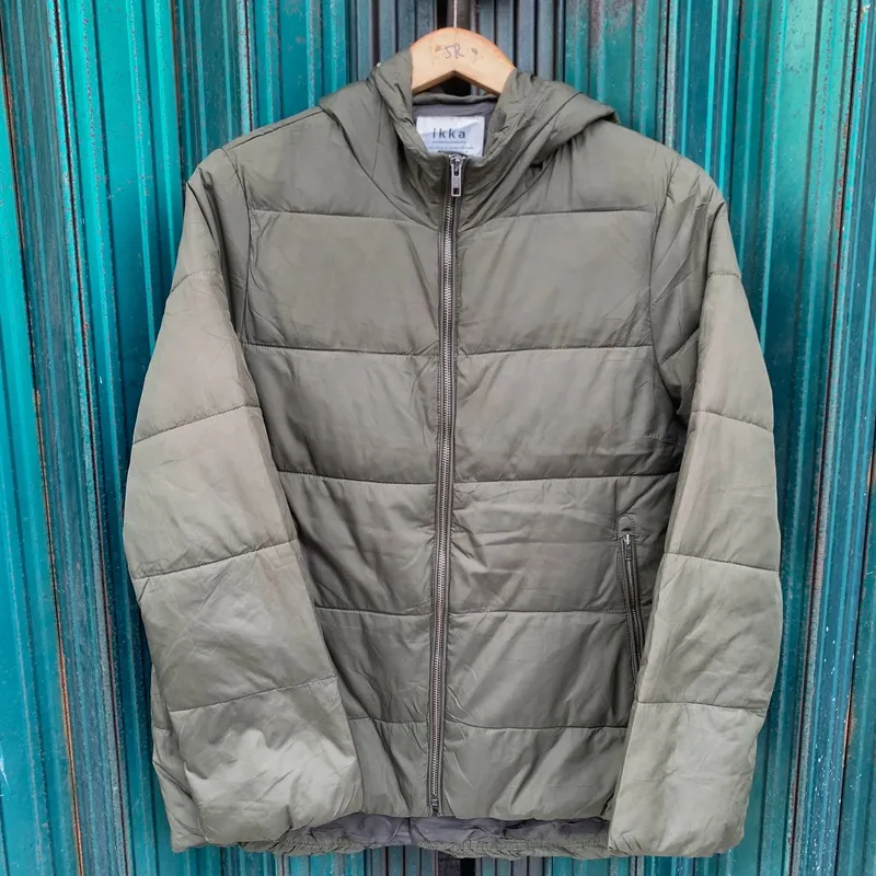 Japanese brand Vintage Puffer jacket Pria green photo 1