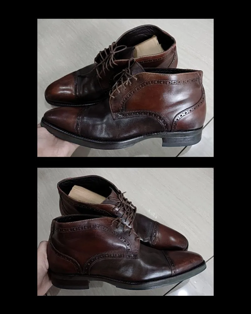 Giorgio Leather Brown Boots | Sepatu Kulit Pria photo 1