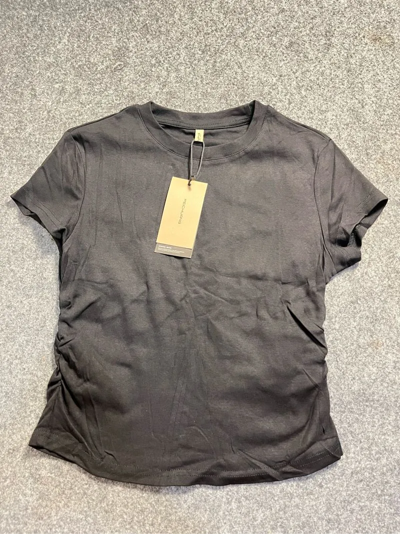 kaos dengan serut kiri kanan photo 1