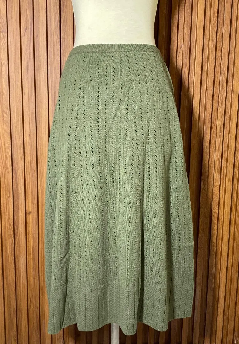 Rok executive / midi skirt green army photo 1