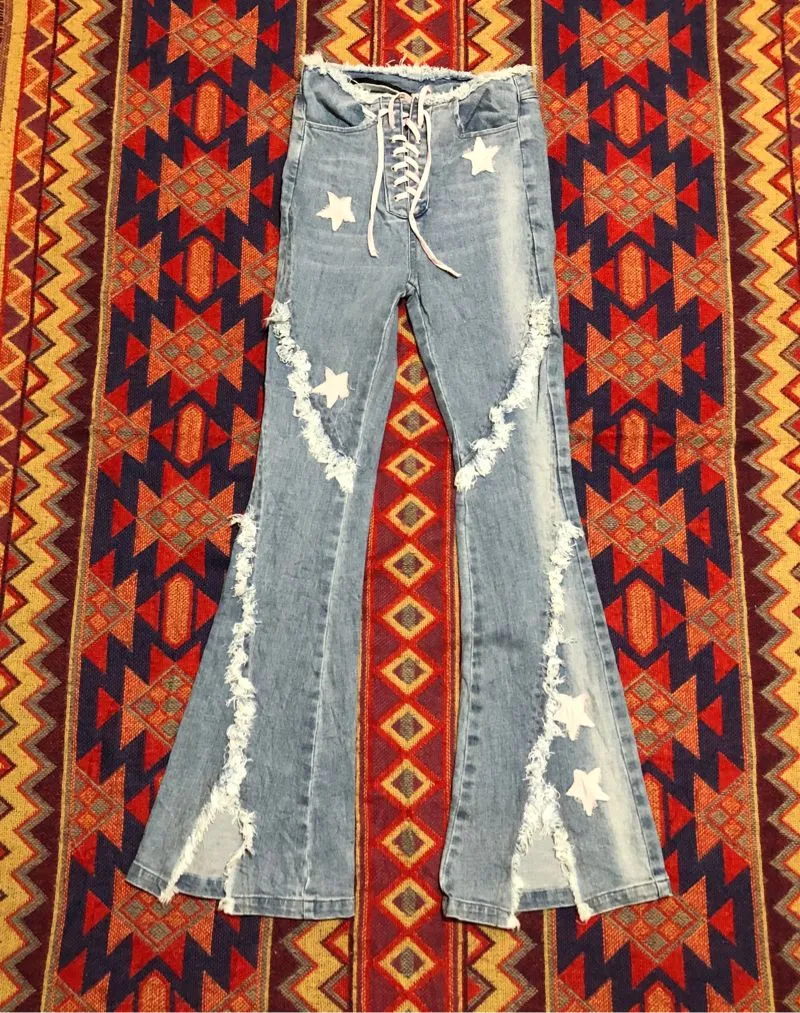 LGB ifsixwasmine style flare pants  photo 1