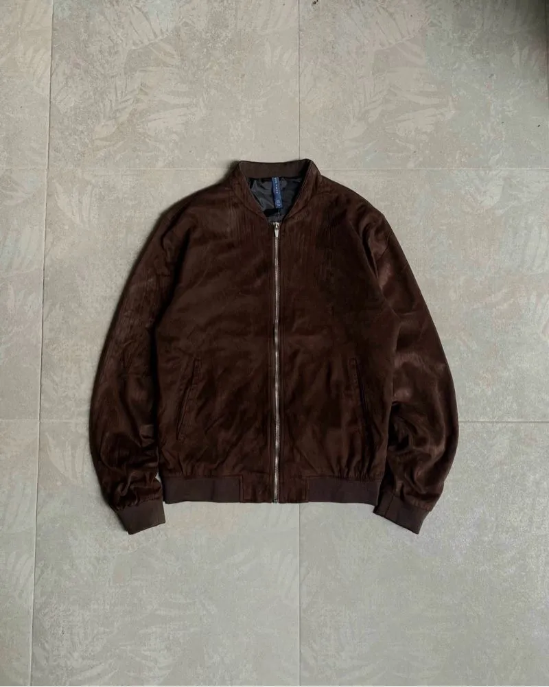 zara man jacket brown photo 1