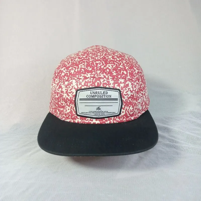 Topi Five Panel Unruled Composition Full Print City Hunter photo 1