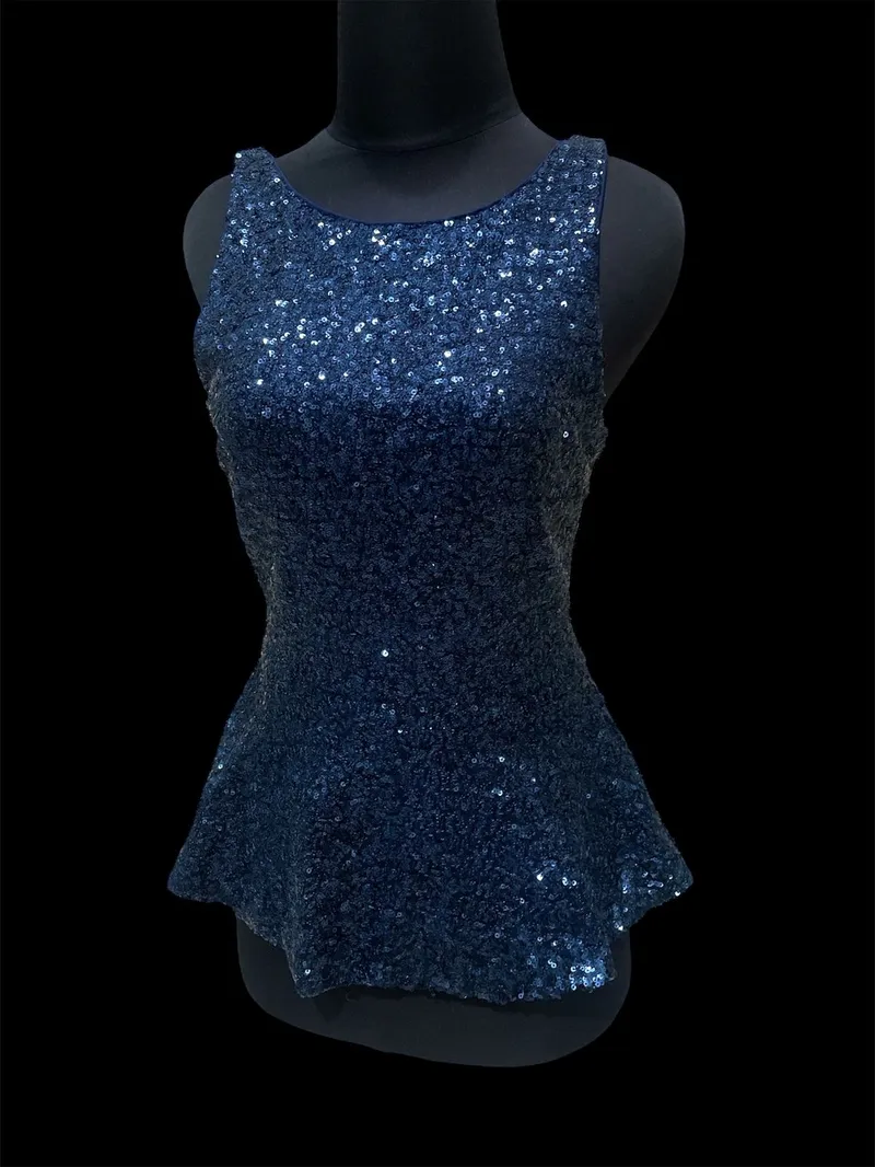 Beyond The Vines Luxury Futurist Bodysuit Wanita navy blue photo 1