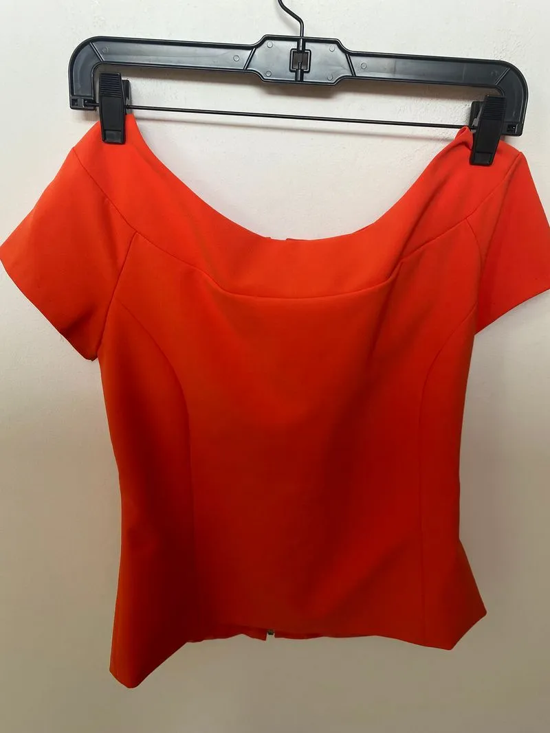 Top orange Artelier Nicole Miller photo 1