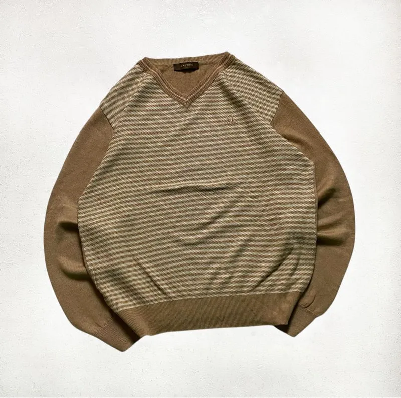 CASTING VNECK KNIT SWEATER photo 1