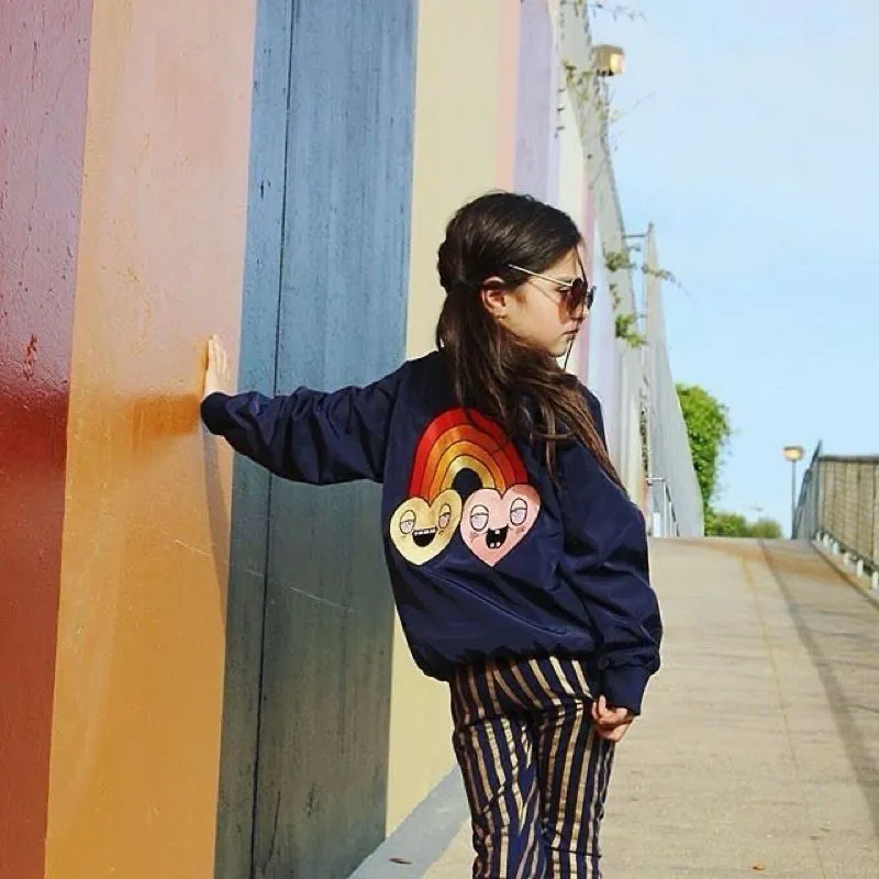 Jacket bomber anak mini rodini pelangi super cakep banget photo 1