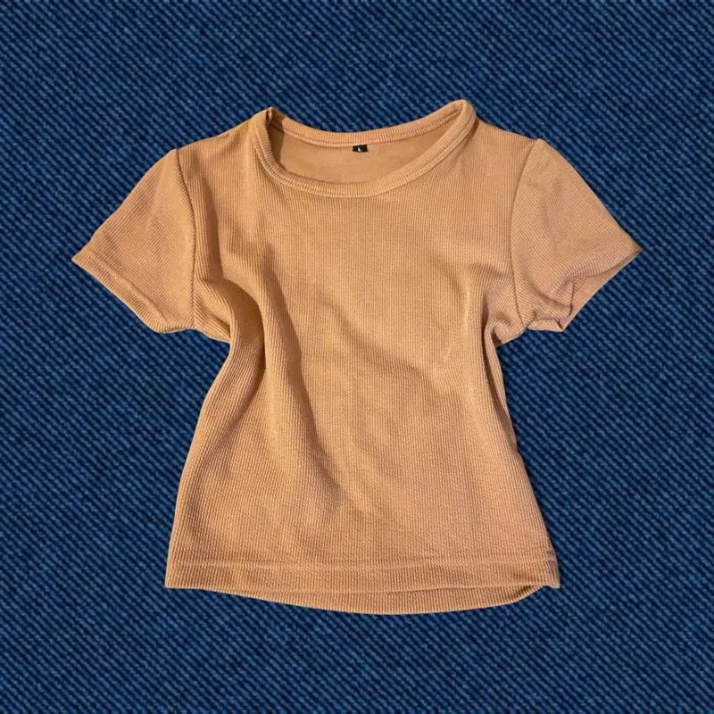 lavender fitted tee photo 1