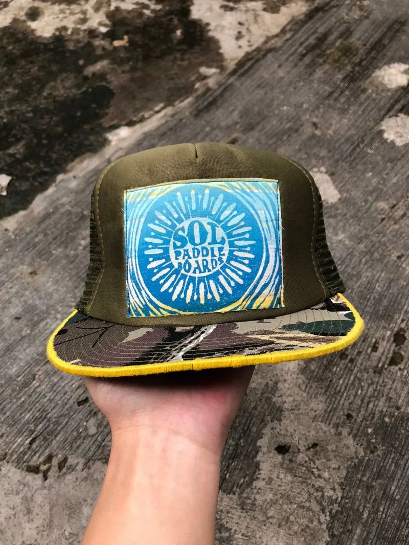 Vintage Hat Pria Army photo 1