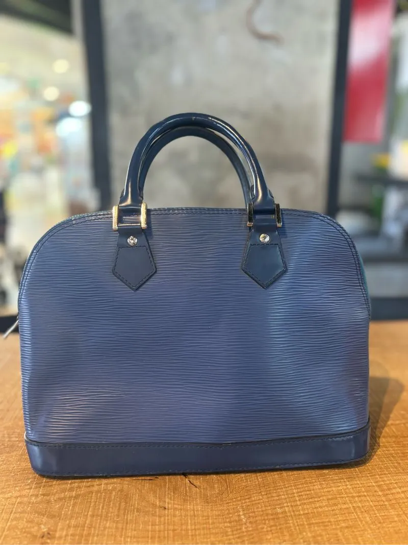 LV Myrtille Blue Epi Leather Alma photo 1