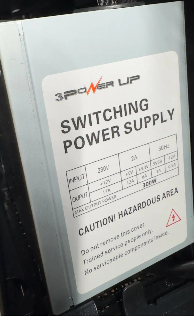 PSU Power Supply SFX 300W 3 Power Up Versi Original photo 1