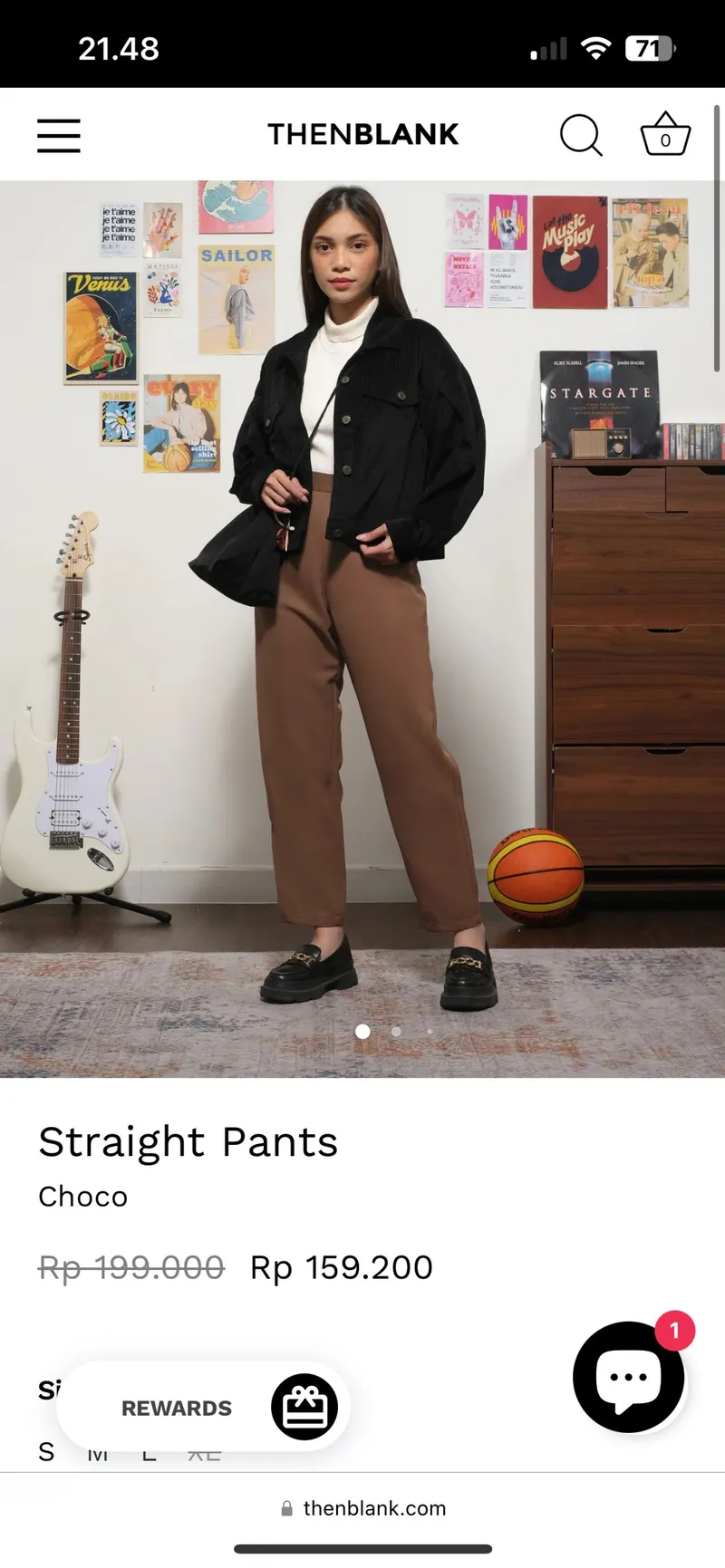 THENBLANK Casual Casual trouser Wanita brown photo 1