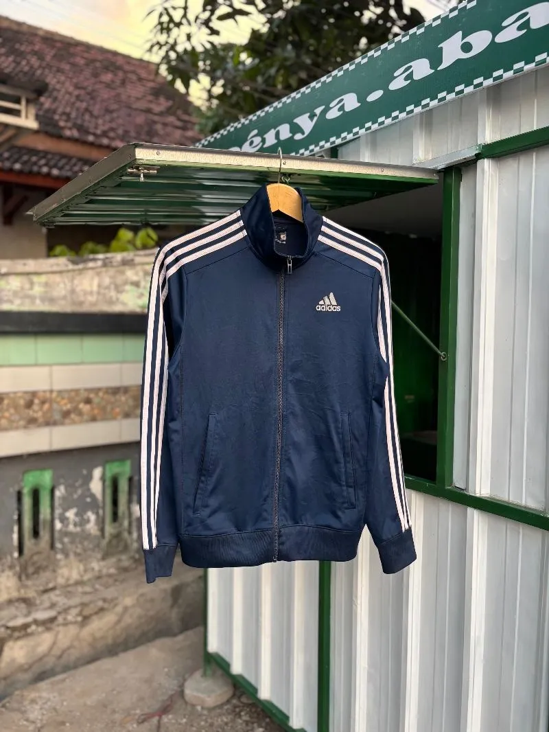 tracktop adidas balok navy list putih  photo 1
