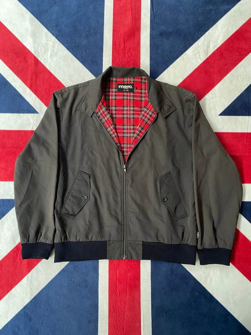 Casual Bomber jacket Pria green black photo 1
