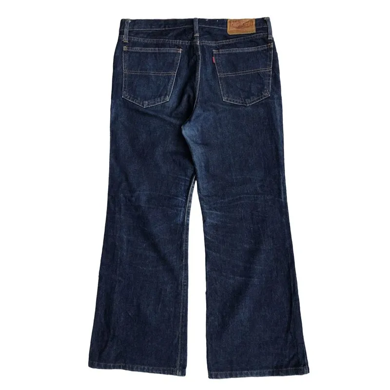 Vintage 80's 🇯🇵 okayama denim low bootcut LOT 02316  photo 1