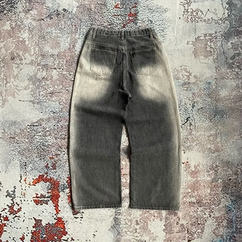 Denim Washed Baggy Pants photo 1