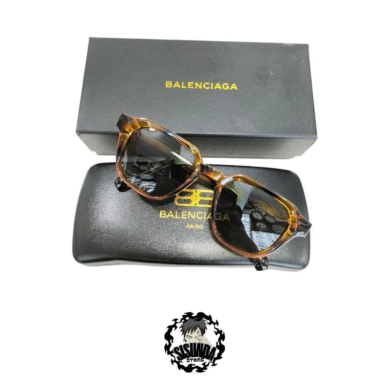 KACAMATA SUNGLASSES BALENCIAGA581023 FRAME TULANG ,TORTOISE Preloved