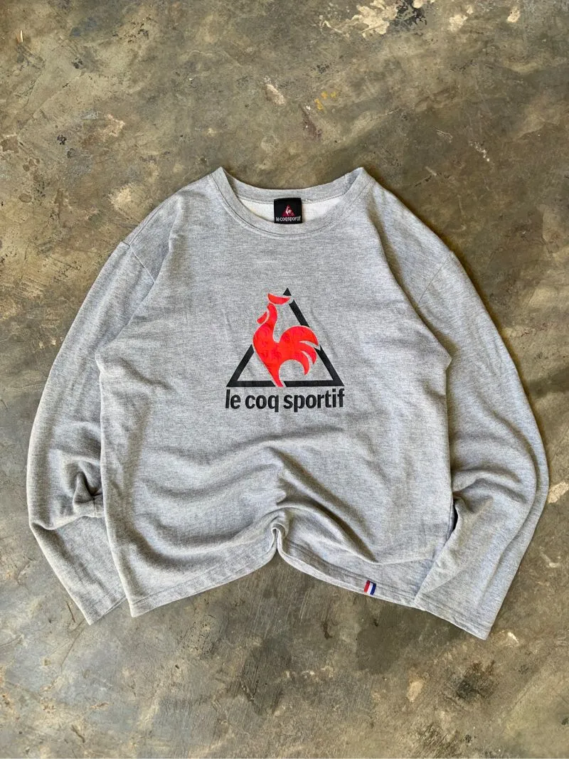 Vintage tshirt Long Sleeve Le Coq Sportif big logo photo 1