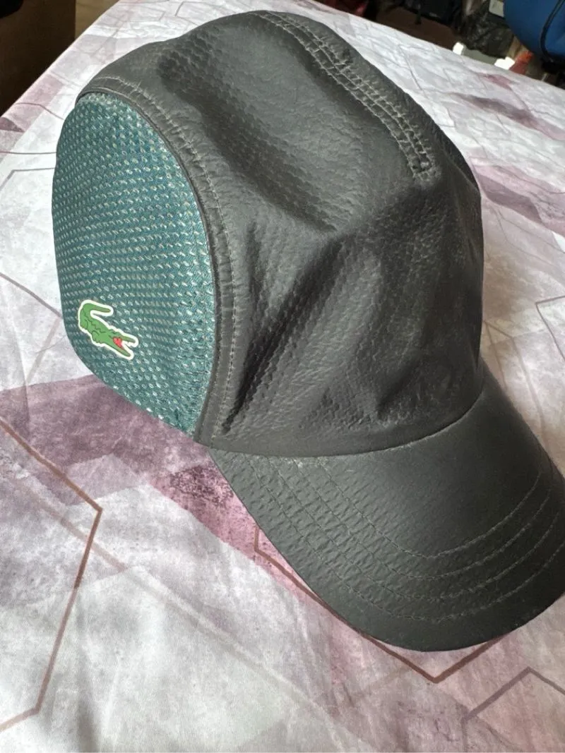 ORI Lacoste Sports hat / Cap Green Black Tennis Golf photo 1