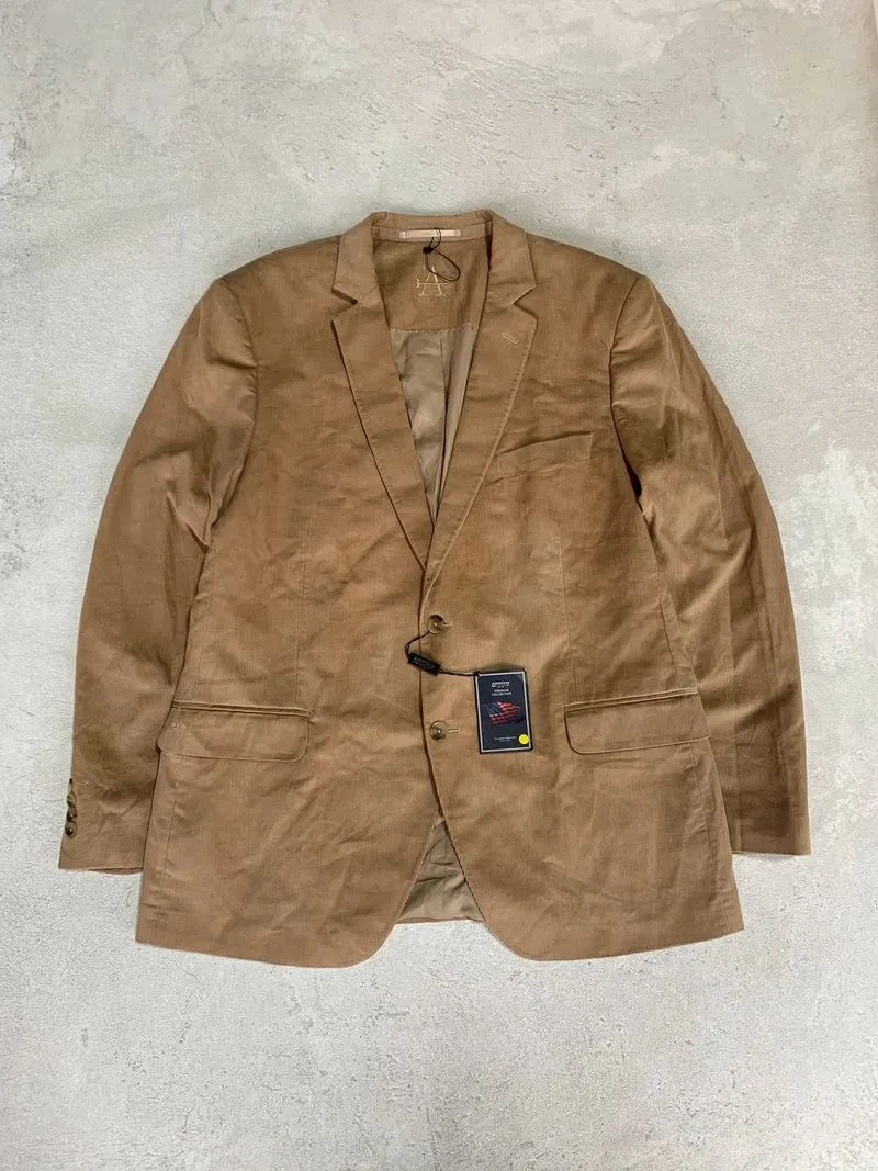 United Arrows Luxury Vintage Blazer Pria khaki tan photo 1