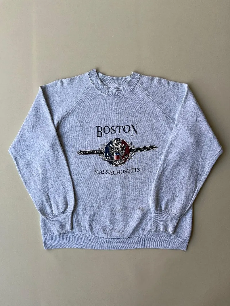 VINTAGE 80s BOSTON BY FOTL SWEATSHIRT photo 1