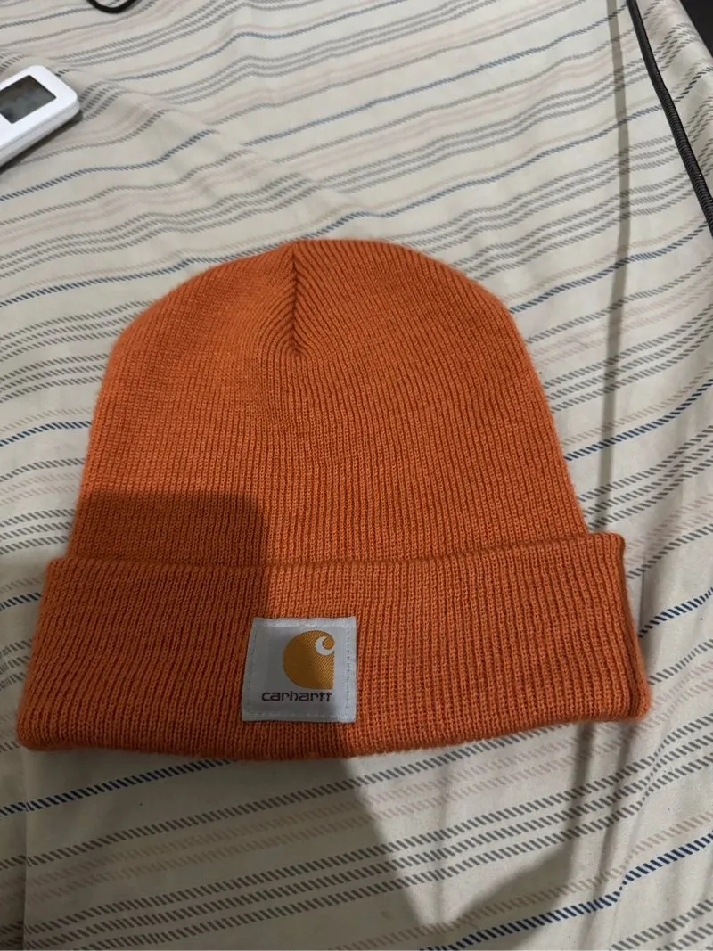 carhartt beanie orange photo 1