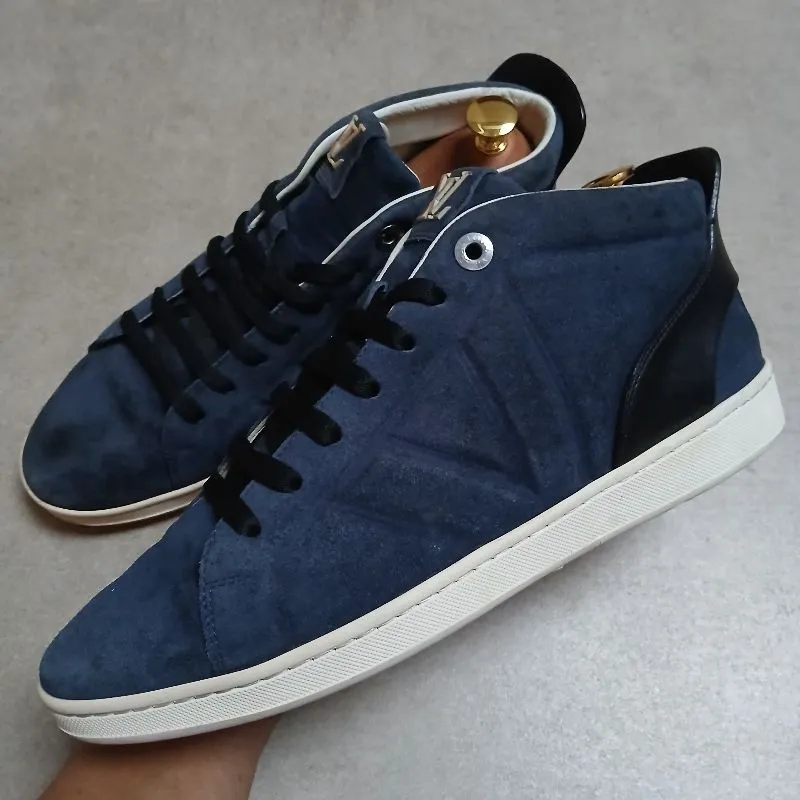 Louis Vuitton Casual Sneakers Pria navy blue photo 1