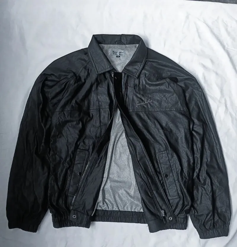 Black Windbreaker Jacket photo 1
